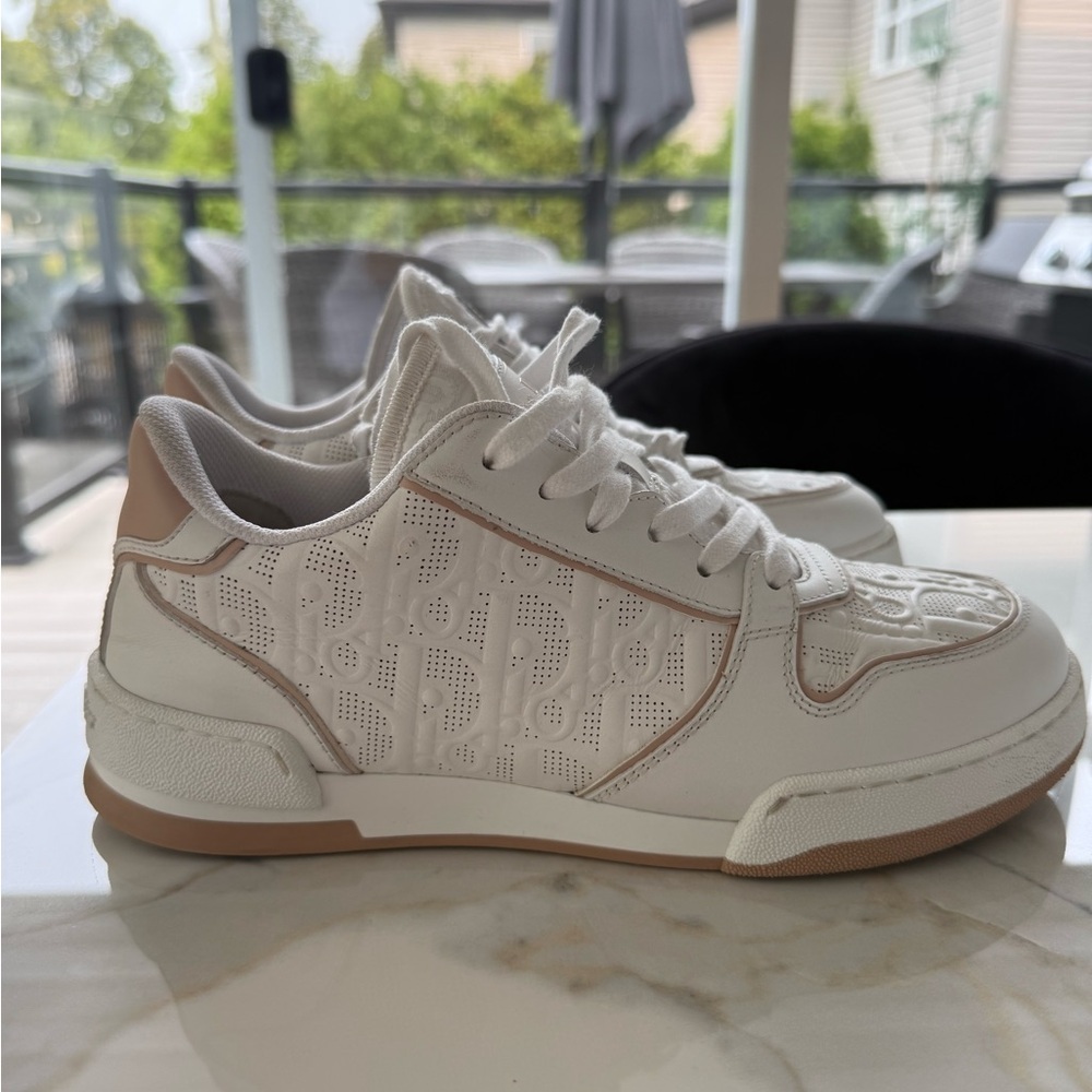 Dior Cream and Pink Sneakers - Picture 4 of 8